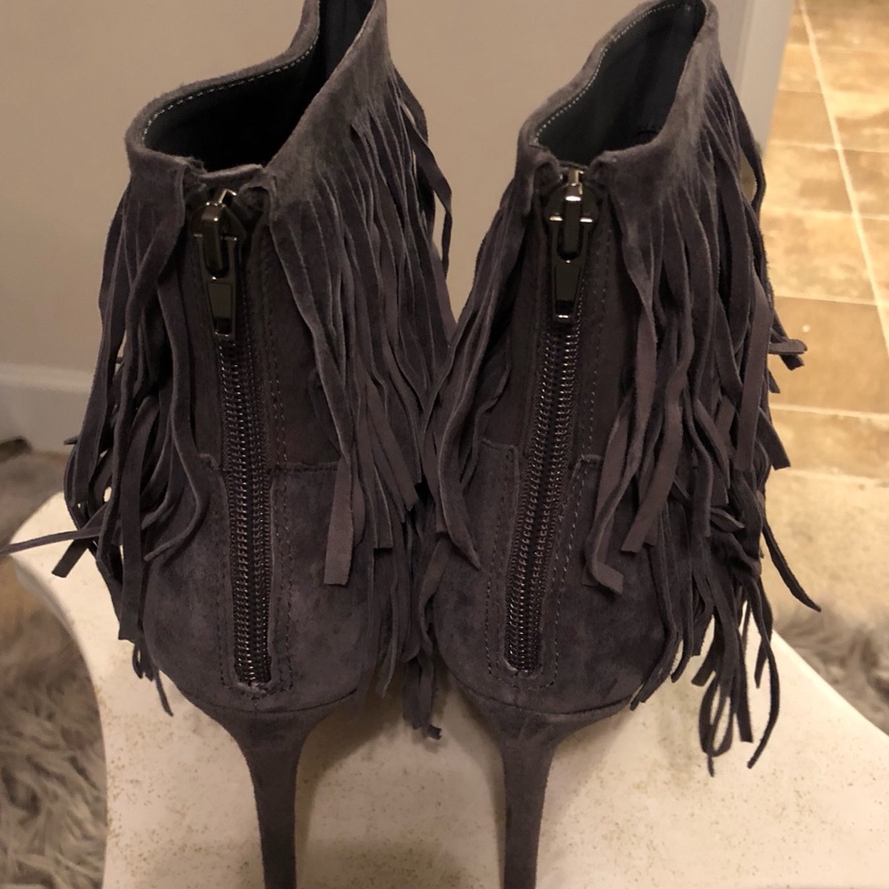 Suede bootie